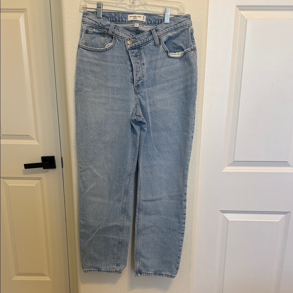 Abercrombie & Fitch Light Blue High Rise Jeans